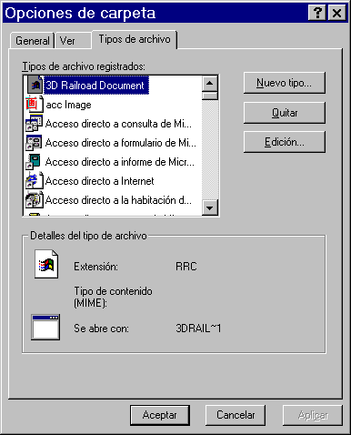 Tipos de Archivo